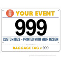 Custom Race Number Bib Custom Race Numbers Official Competitor Dupont Bib Numbers Factory